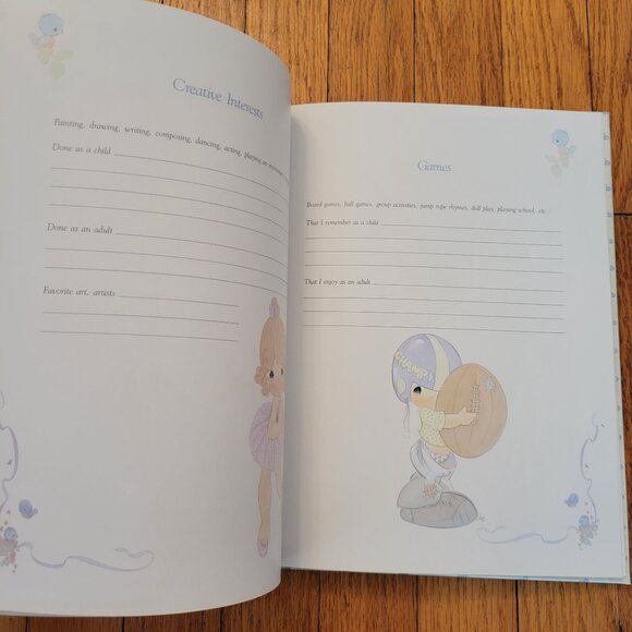 Grandmothers Precious Moments Memory Book Thomas Nelson 1990 Record Keeping - Picture 15 of 16